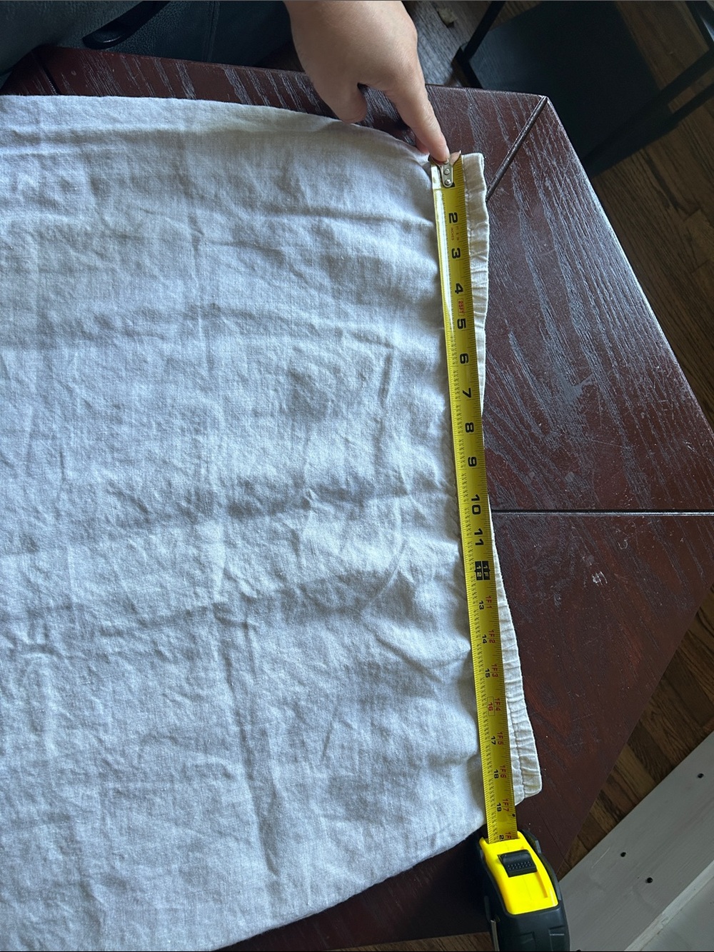 Talbots Cream 100% Irish Linen Elastic-Waist maxi Skirt - Picture 4 of 4